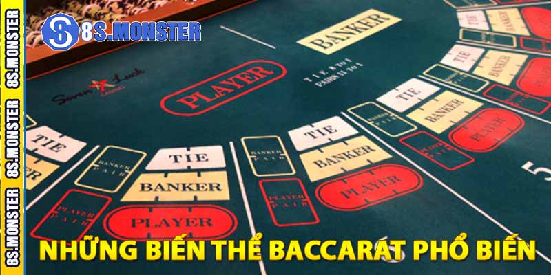 những biến thể baccarat phổ biến